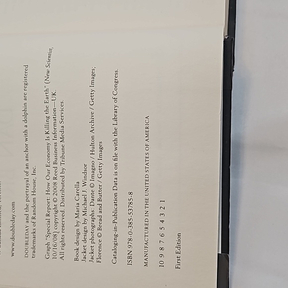 Inferno a novel Dan Brown Fiction 2013 Doubleday First Edition Hardcover book - Picture 10 of 17